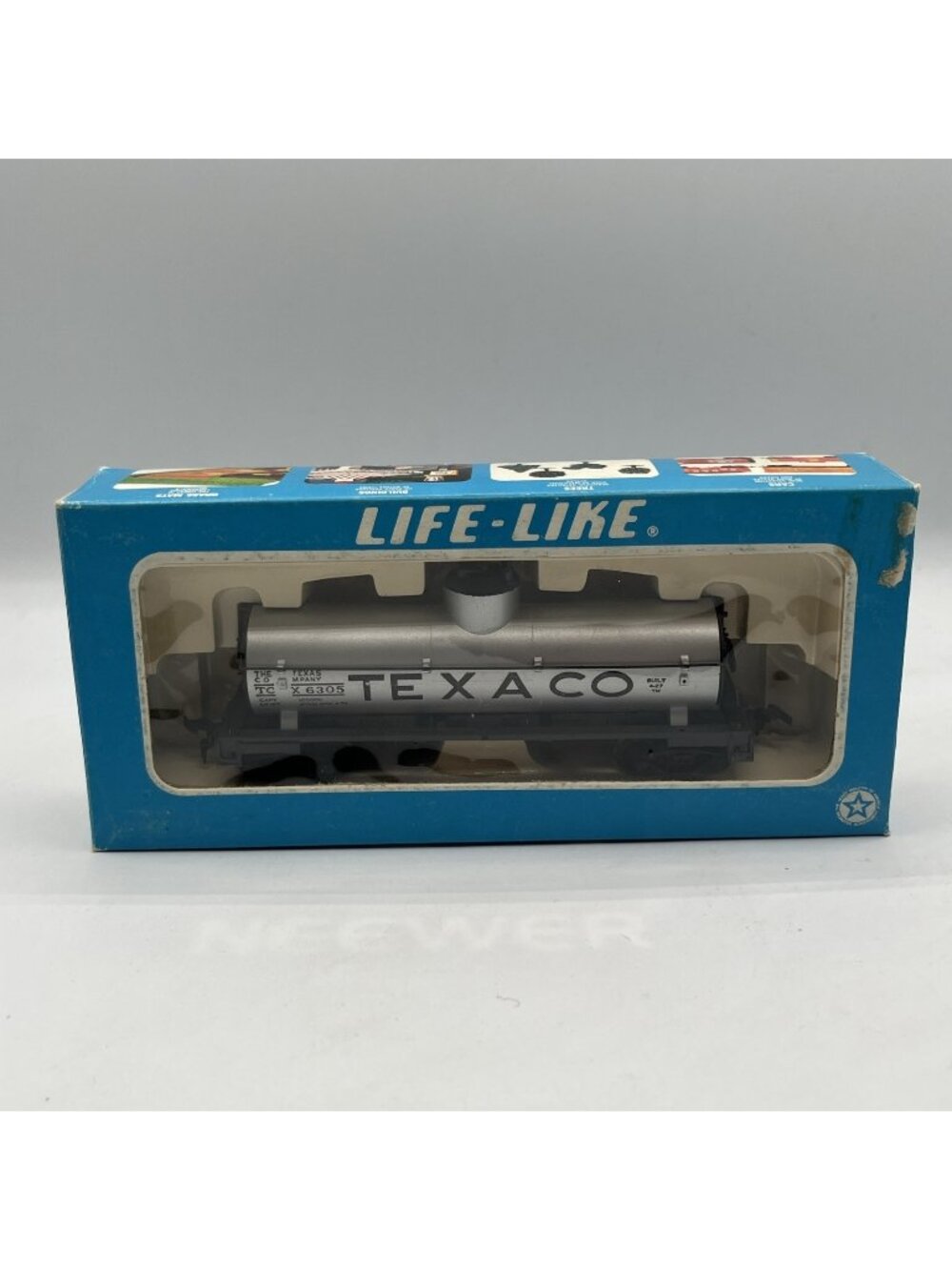 Life Like HO Texaco 40’ Advertising Billboard Tank Car TCX # 6305 Train Car 1:87